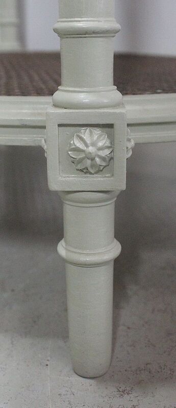 Guerin in Wood Réchampi and Cannage, Louis XVI style - 1920