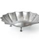 vintage shell dish, tin shell, table décor, pocket empty, tin cup, tin shell