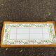 Vintage retro 1970s rectangular serving tray