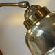 Vintage double brass wall light, Sweden, 1970.