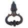 Wrought iron door knocker