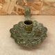 Antique Vintage Gilt Bronze Cellar Raz Hand Candle Holder