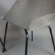 Lot de 4 chaises en aluminium par Pierre Guariche