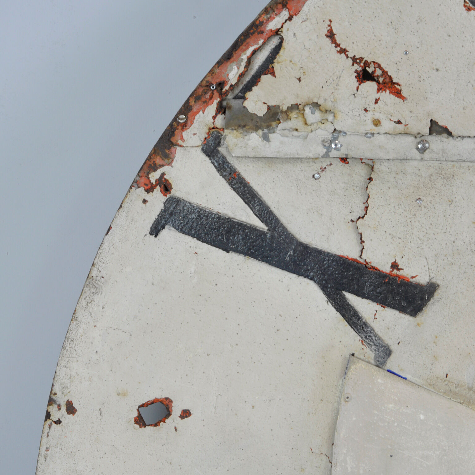 Clock Face Of A Church. Circa 1920.