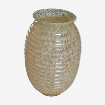 Speckled glass vase, years 50