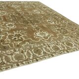 1980s 303 cm x 384 cm beige wool carpet