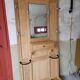 Entrance hall, renovated Art Deco coat rack