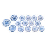 Service set in SG porcelain, Louis XV model.