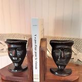 Greenhouses books bronze and wood african art
