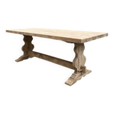 Monastery-style table in solid oak.