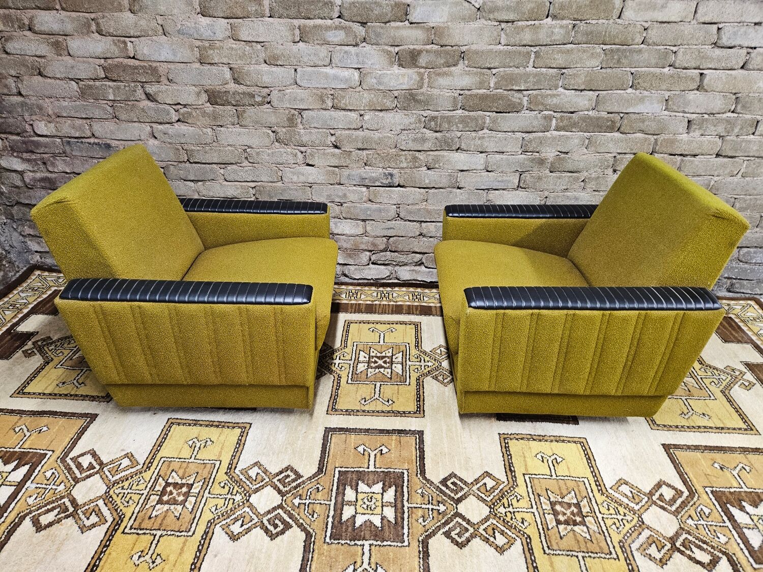 Pair of vintage armchairs 1960s