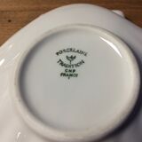 Three cups scallops in porcelain