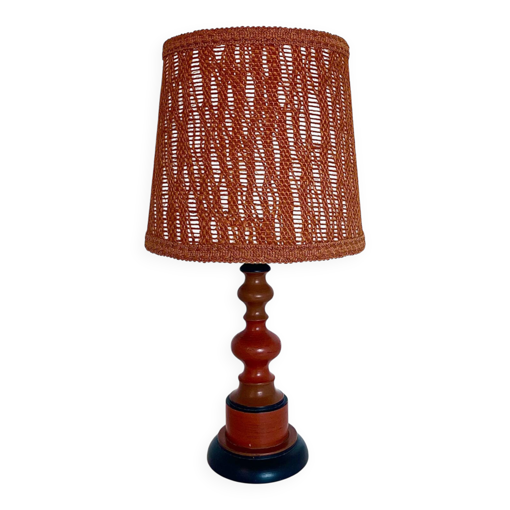 Lampe En Bois Tourné
