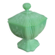 Green opaline bonbonnière