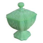 Green opaline bonbonnière