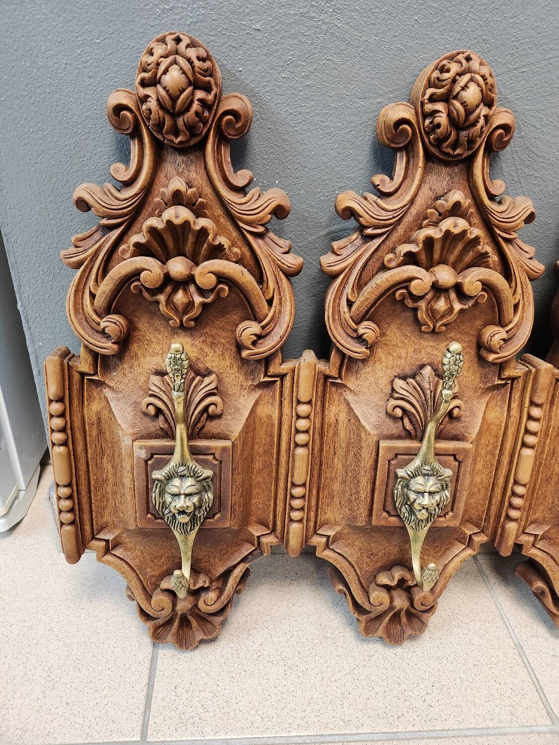 Coat rack, wooden hook