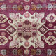 Handmade wool and silk carpet Kazakhstan 204x126 cm