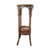 Rattan plant holder