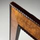 Vintage mirror with ribbed frame