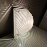 Massive Belgium 80s vintage square light