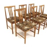 Set de 6 chaises en chêne, Suède, 1960
