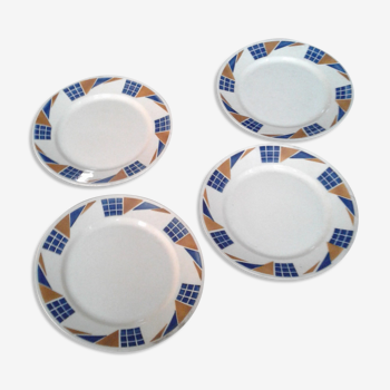 Assiettes Badonvillier Congo France.