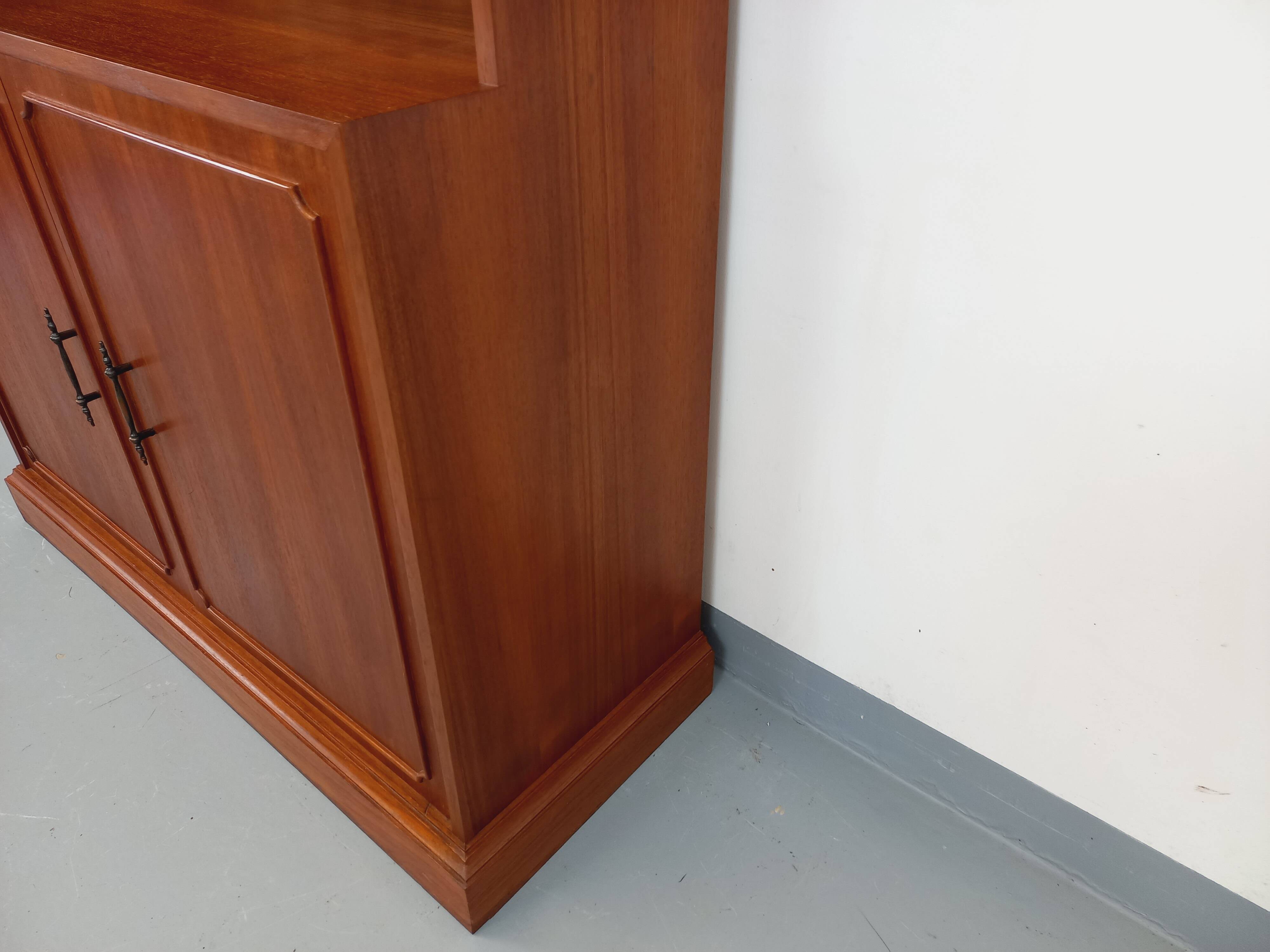 Vintage teak storage bookcase from the 60s