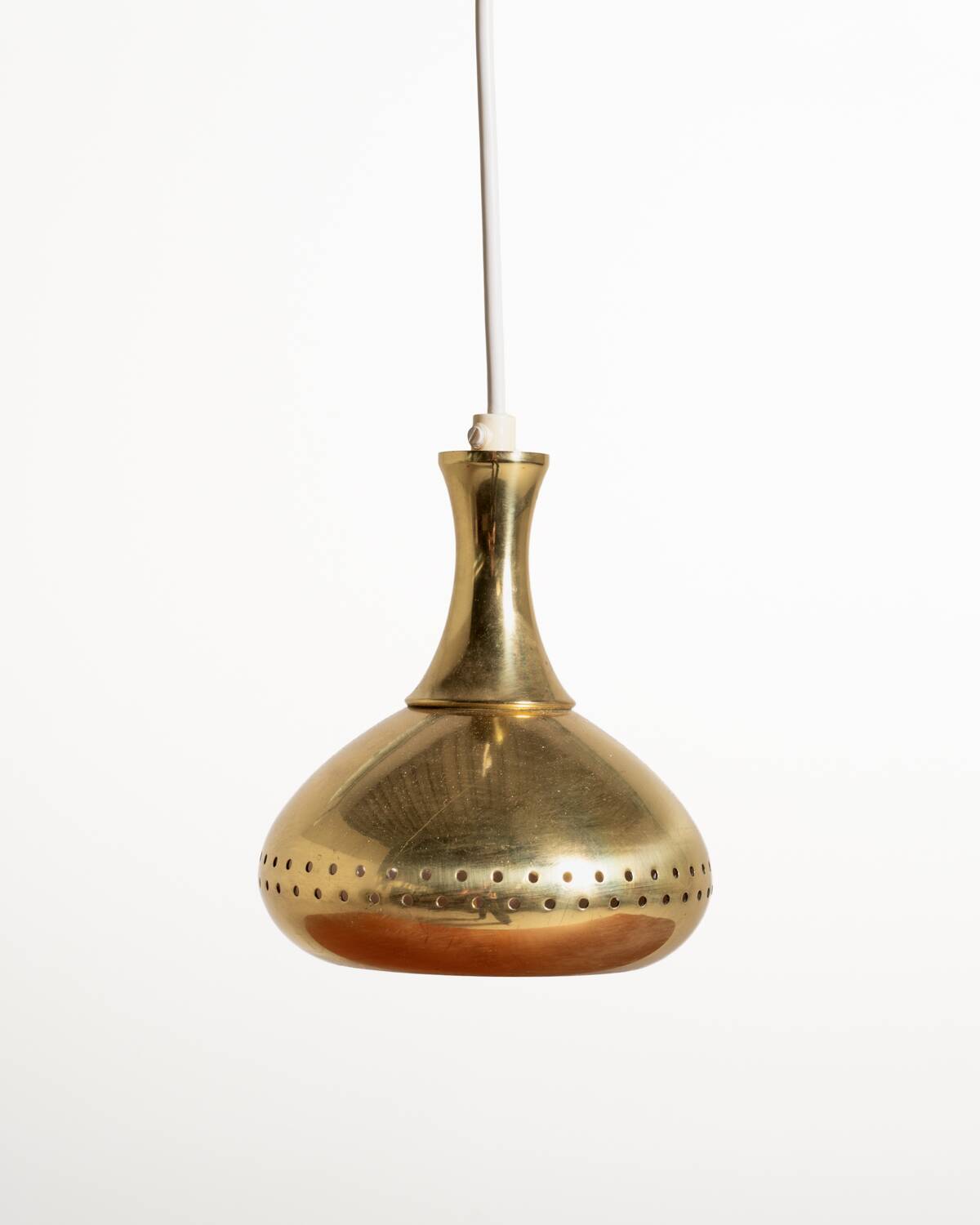 Brass pendant lamp by Scandi-Lamp, 1960s/70s