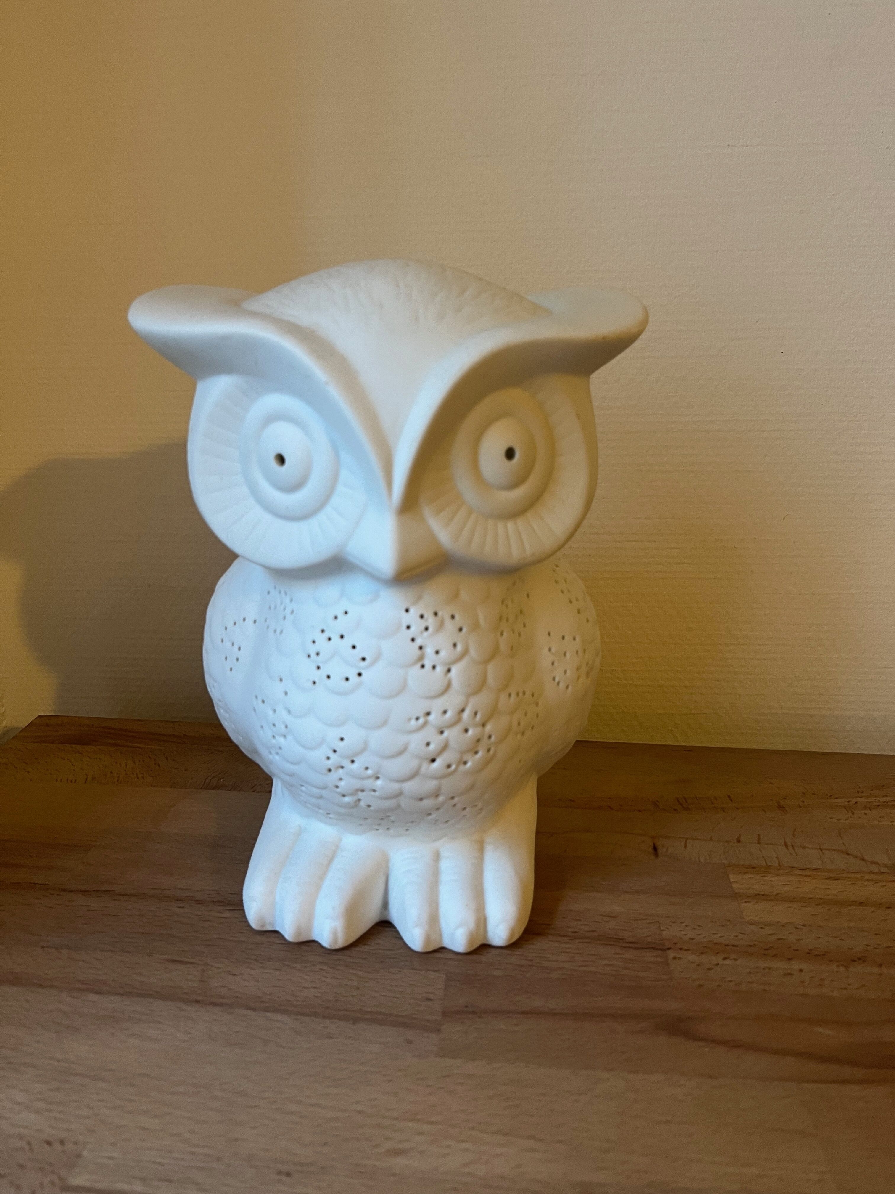 Owl biscuit lamp