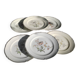 6 flat plates “Saverne” Saint Amand