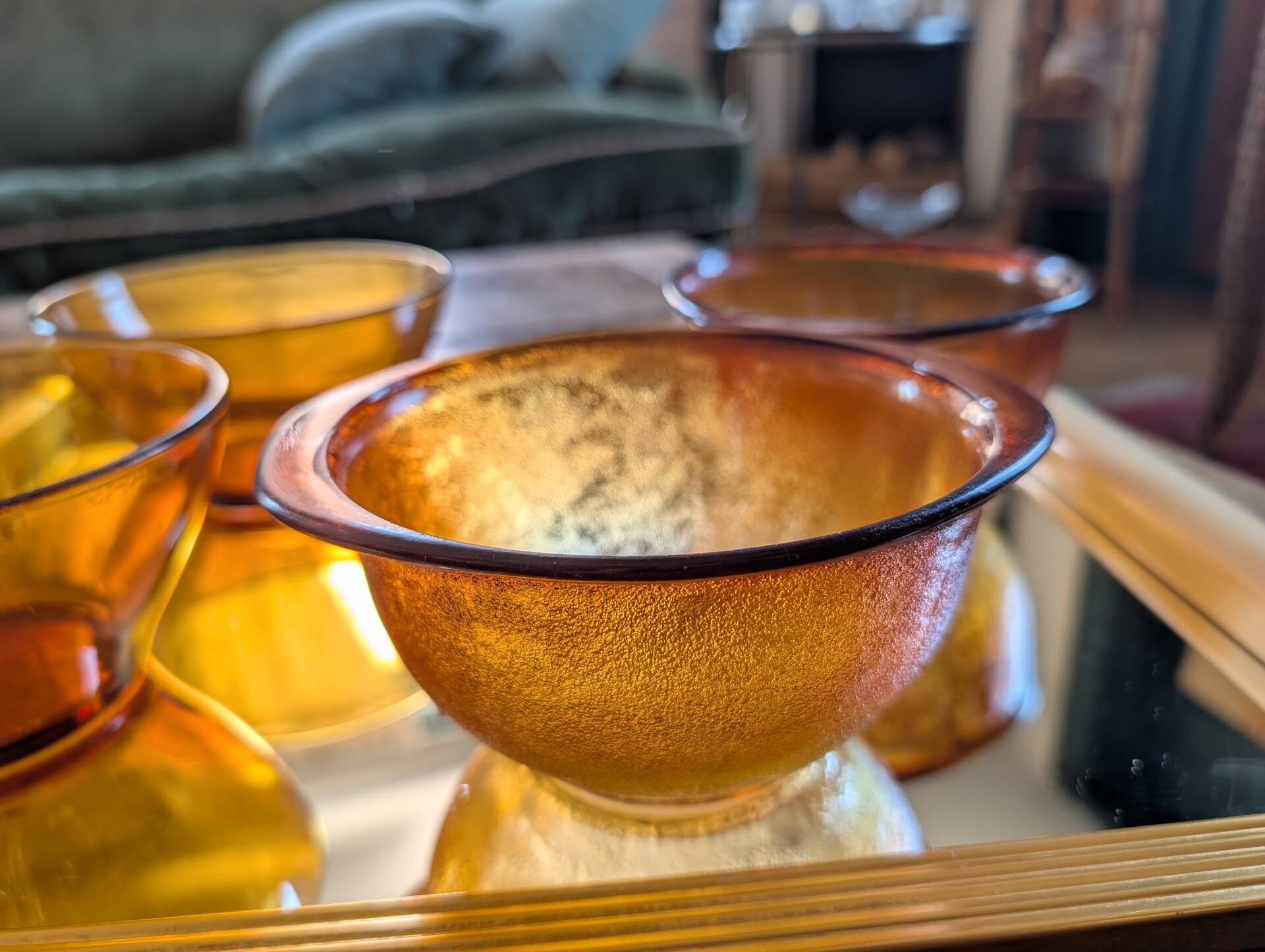 Mismatched amber quartet – 1970s