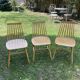 Trio of vintage Scandinavian chairs