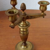 Brass chandelier