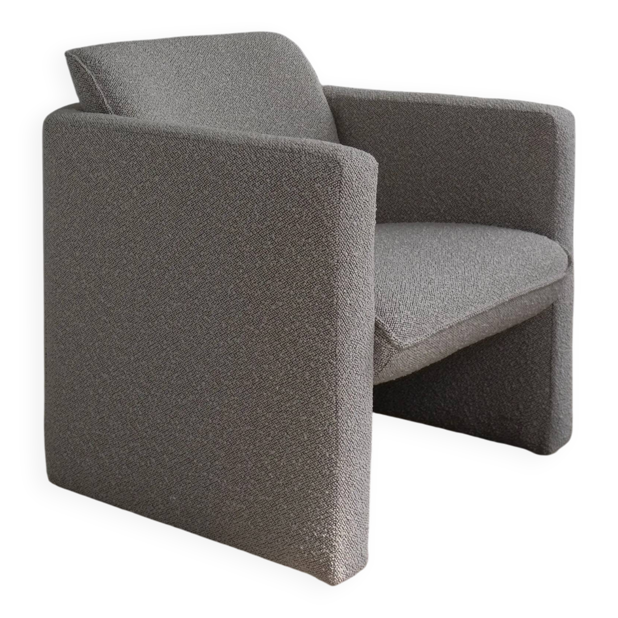 Fauteuil lounge Gray Dedar en bouclette | Années 1990