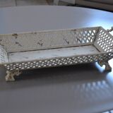 Metal openwork planter/stand on legs