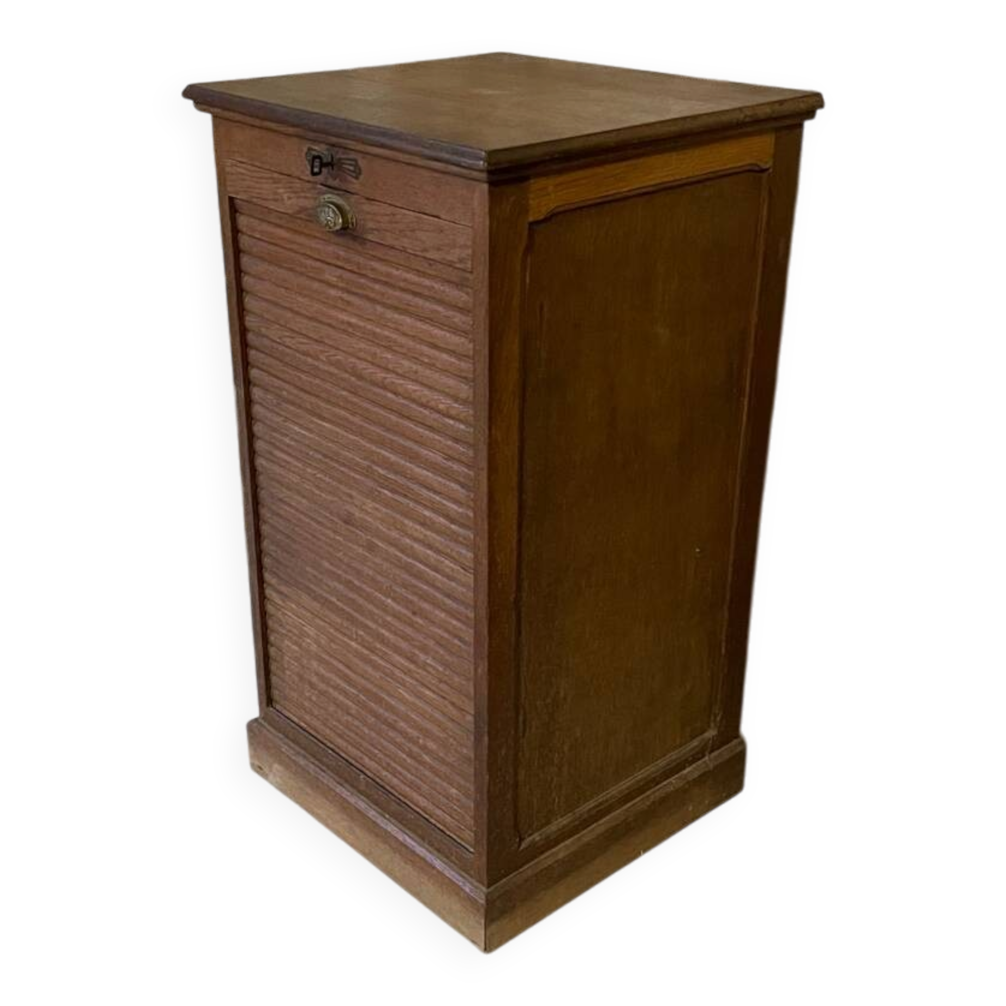 Vintage wooden curtain cabinet