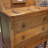 English oak dressing table, dresser 1930