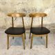 Pair of vintage Scandinavian chairs