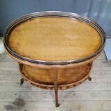 English oval tea table