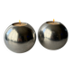 Vintage IKEA Nässjö XL candlestick pair designed by Ehlén Johanss.