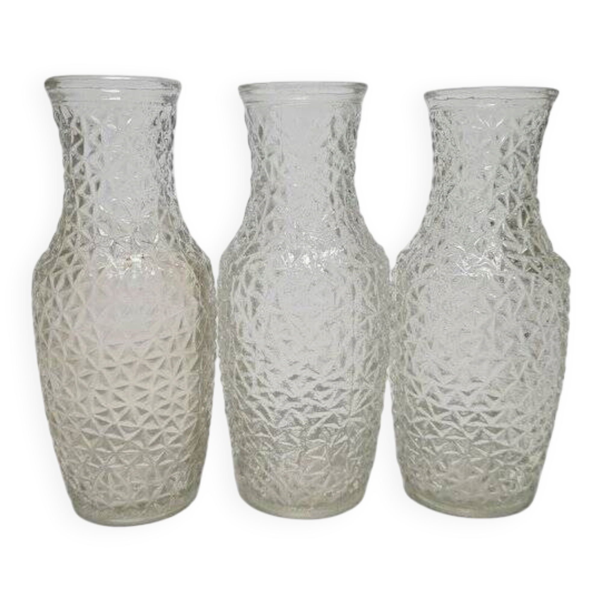 Vintage vases from HSG Prądniczanka, Poland, 1970s, set of 3