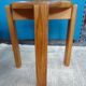 Pair of 70s pine stools