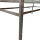 XL vintage coffee table in glass and chrome