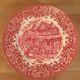 10 plates earth of iron red Royal Tudor model 17th century England ironstone