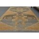 Vintage Turkish Hand-Knotted Wool Cotton Orange Runner Rug 96x214