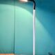 Space lamp yellow and white sweden 1970