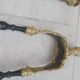 Bronze and iron fireplace kit