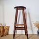 Tabouret haut d'atelier patiné