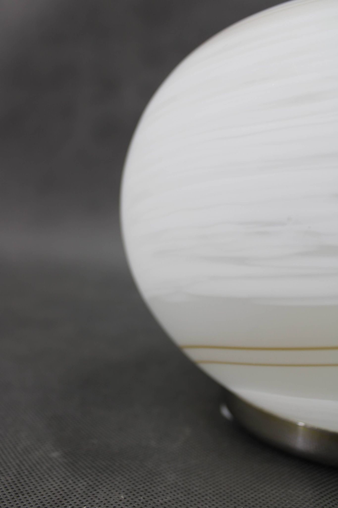 Lampe de table en verre des années 1980, Italie