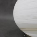 1980s Glass Globe Table Lamp, Italy